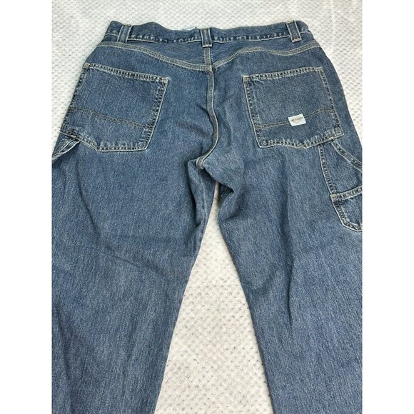 Levi Strauss Signature Workwear Mens Denim Jeans Relaxed Fit Size 34 x 30 - Picture 6 of 15